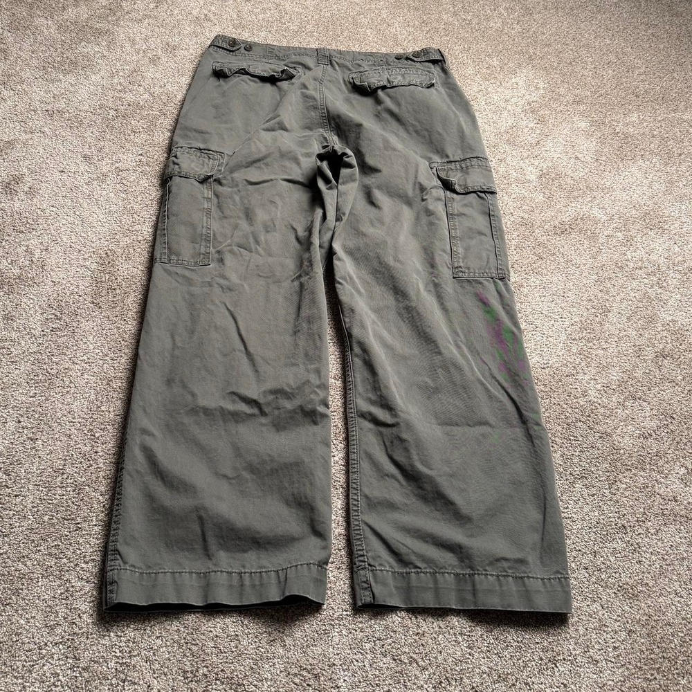 REDHEAD SAGE GREEN LOOSE STRAIGHT CARGOS